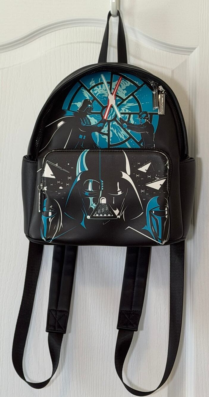 Danielle Nicole Star Wars Last Duel Darth Vader Luke Skywalker Mini Backpack Bag
